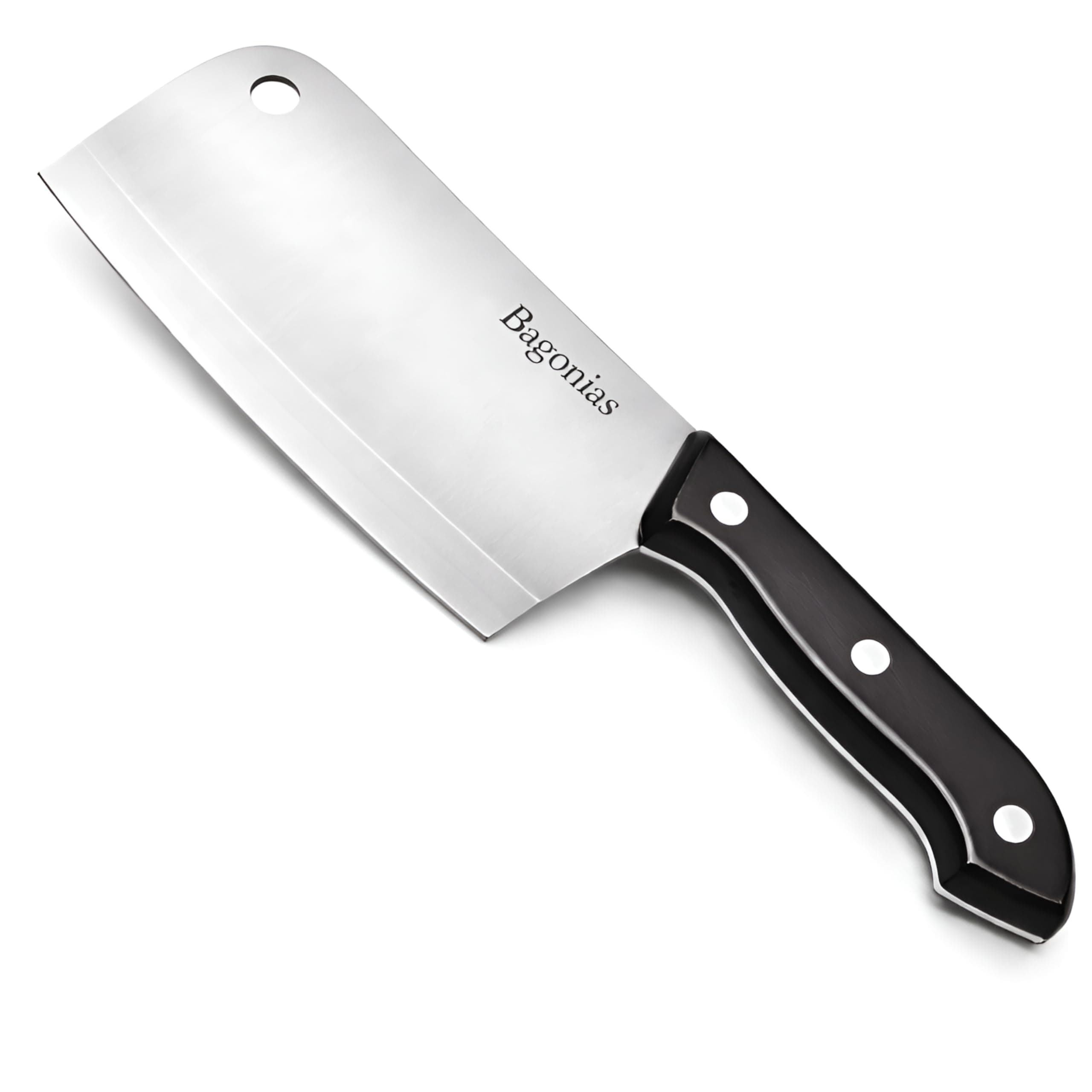 Bagonia Meat Cleaver Knife 7 Inch, Heavy Duty Stainless Steel Kitchen Cleaver & Vegetable Chopper Knife for Meat, Chicken & Vegetables, Multipurpose Butcher Knife for Home Kitchen & Restaurant