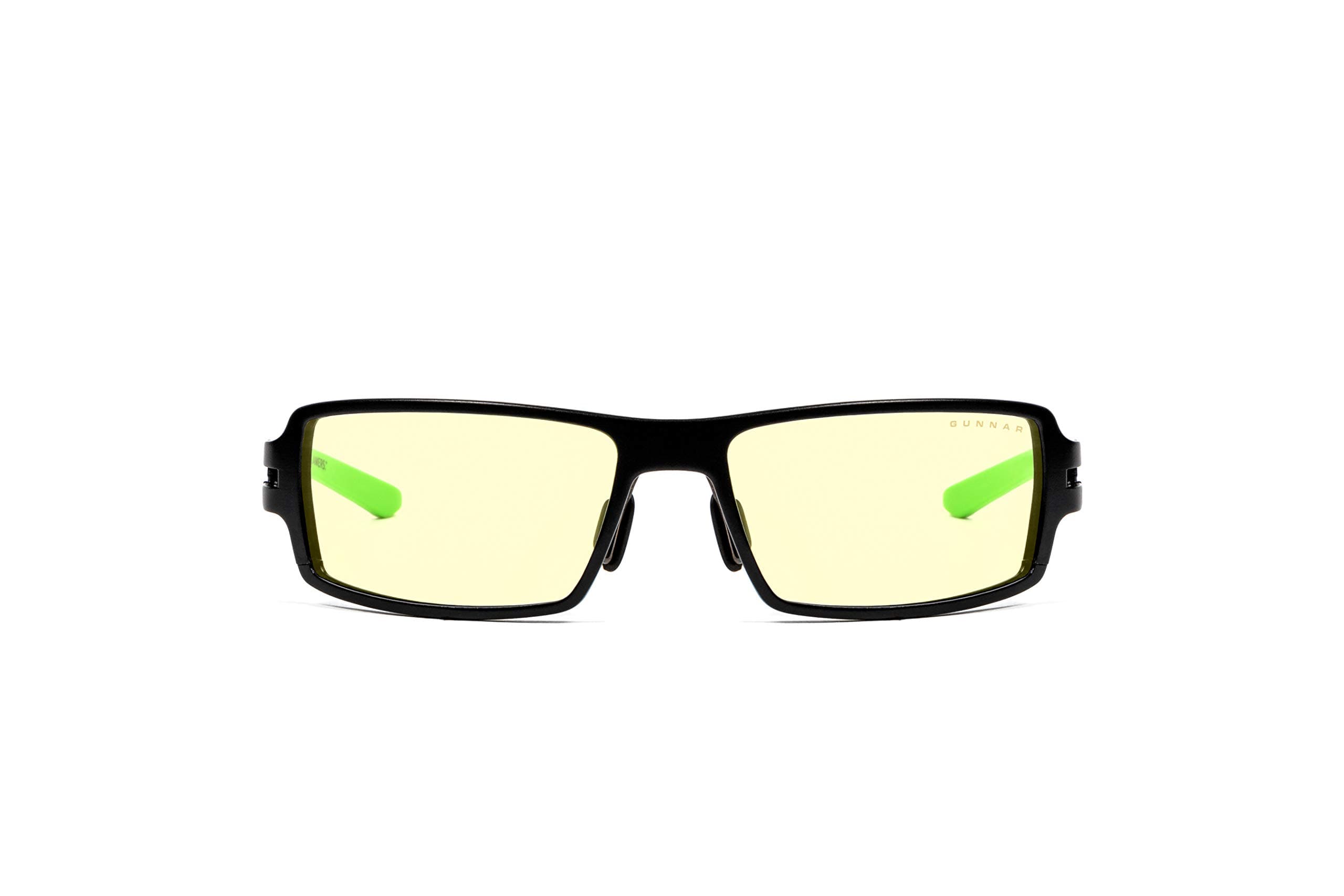 GUNNAR - Premium Gaming and Computer Glasses - Blocks 65% Blue Light - RPG Razer Edition, Onyx, Amber Tint