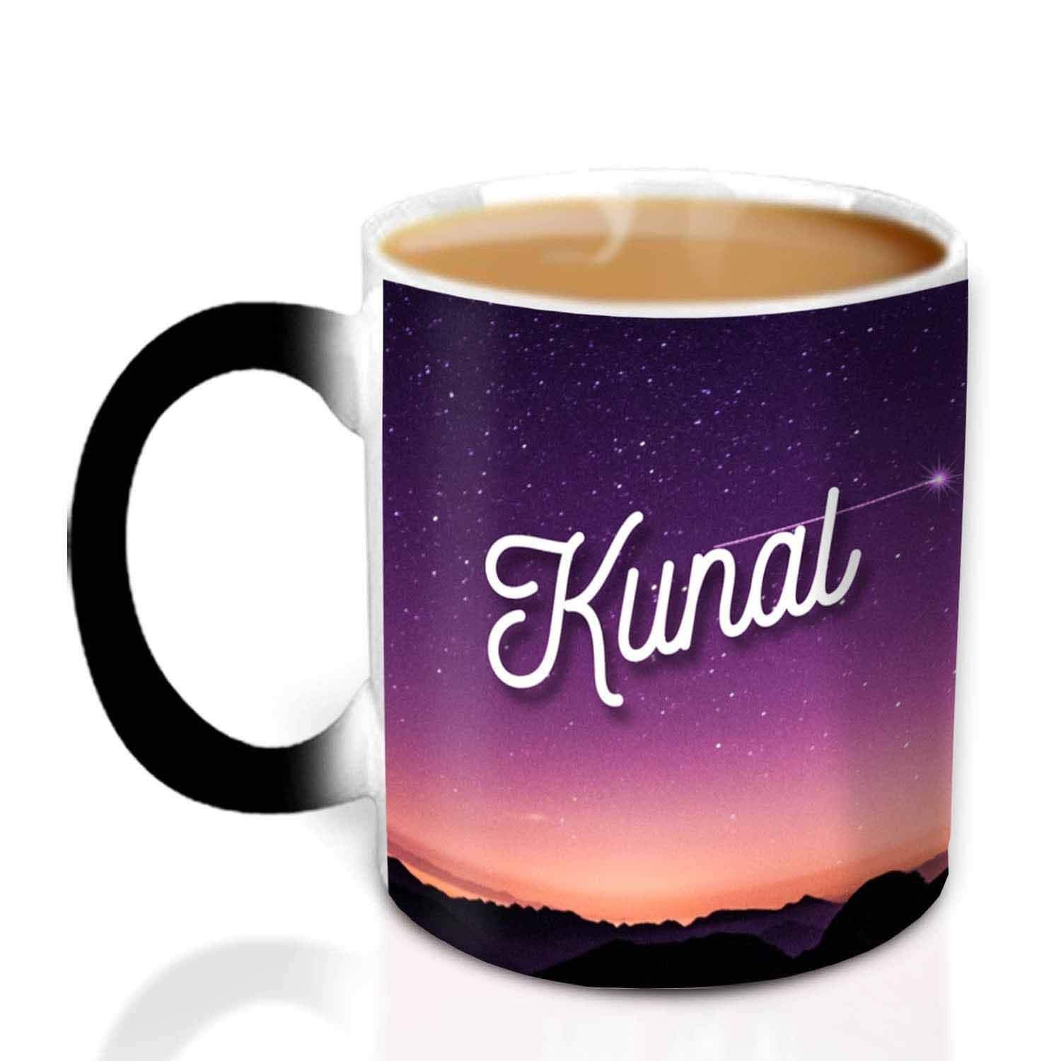 Hot Muggs You're The Magic Kunal Magic Mug Personalised Name Ceramic, 315ml, 1 Unit,Valentine Gift