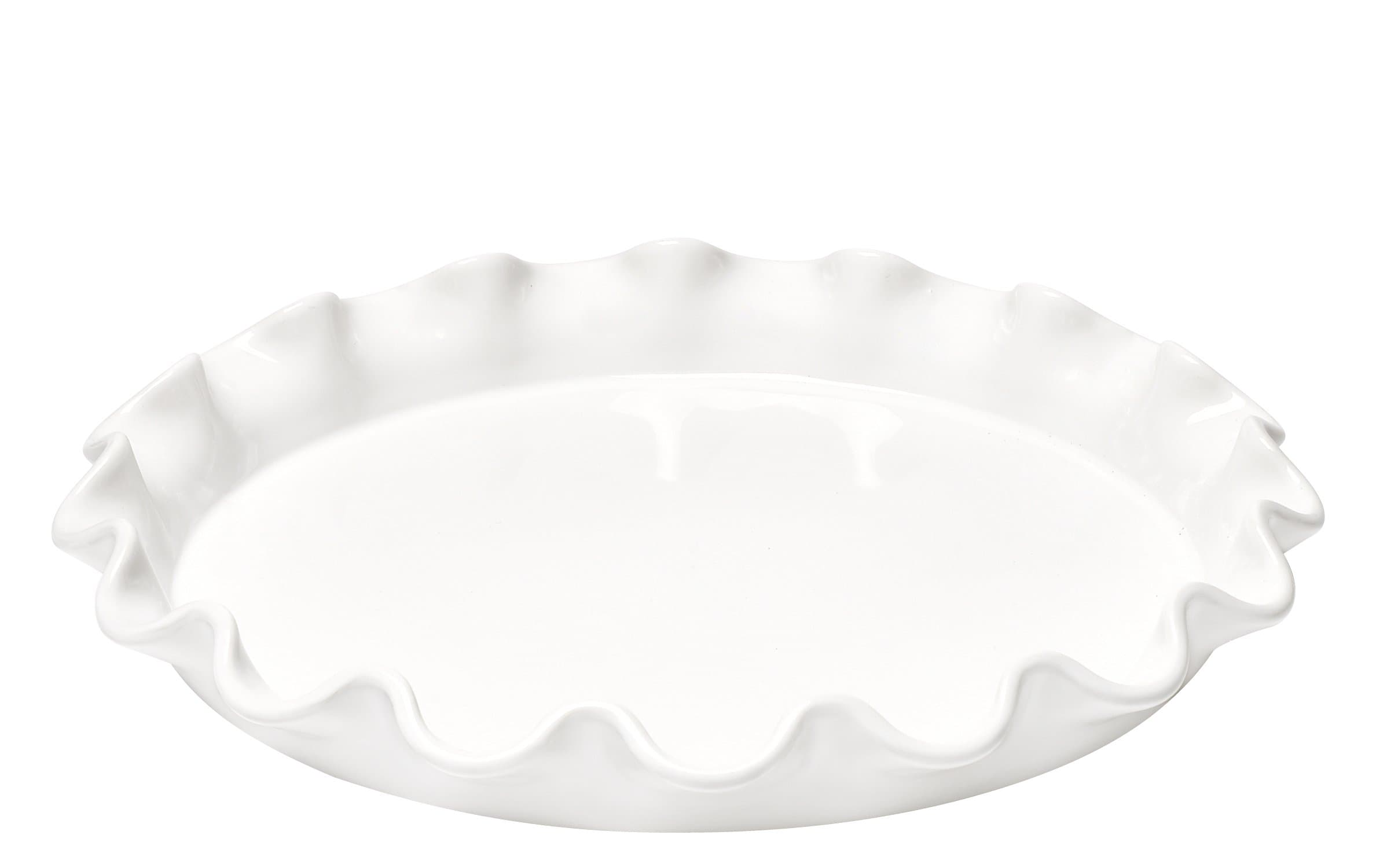 Emile Henry Ruffled Ceramic Tart/Pie Dish Flour