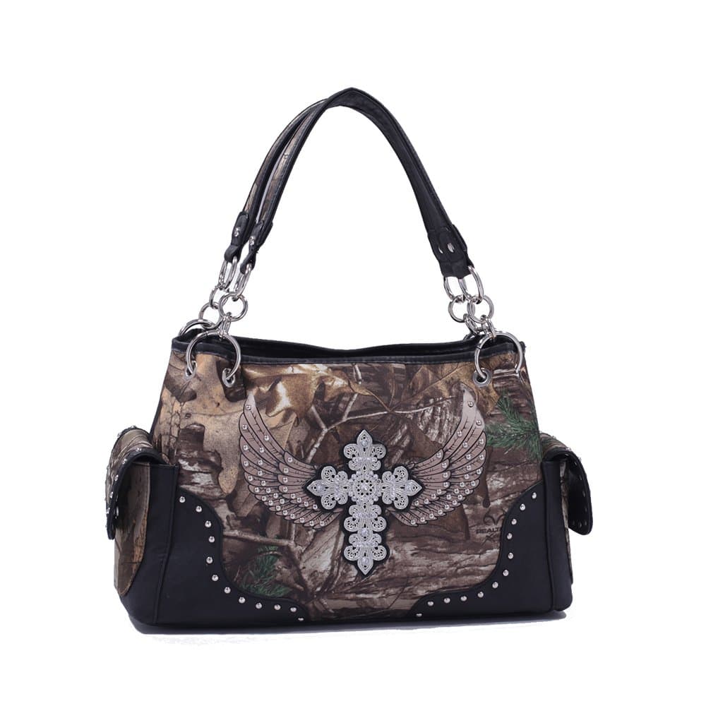 Emperia Outfitters Fly Faith Realtree Cross Concealed Carry Tote Bag