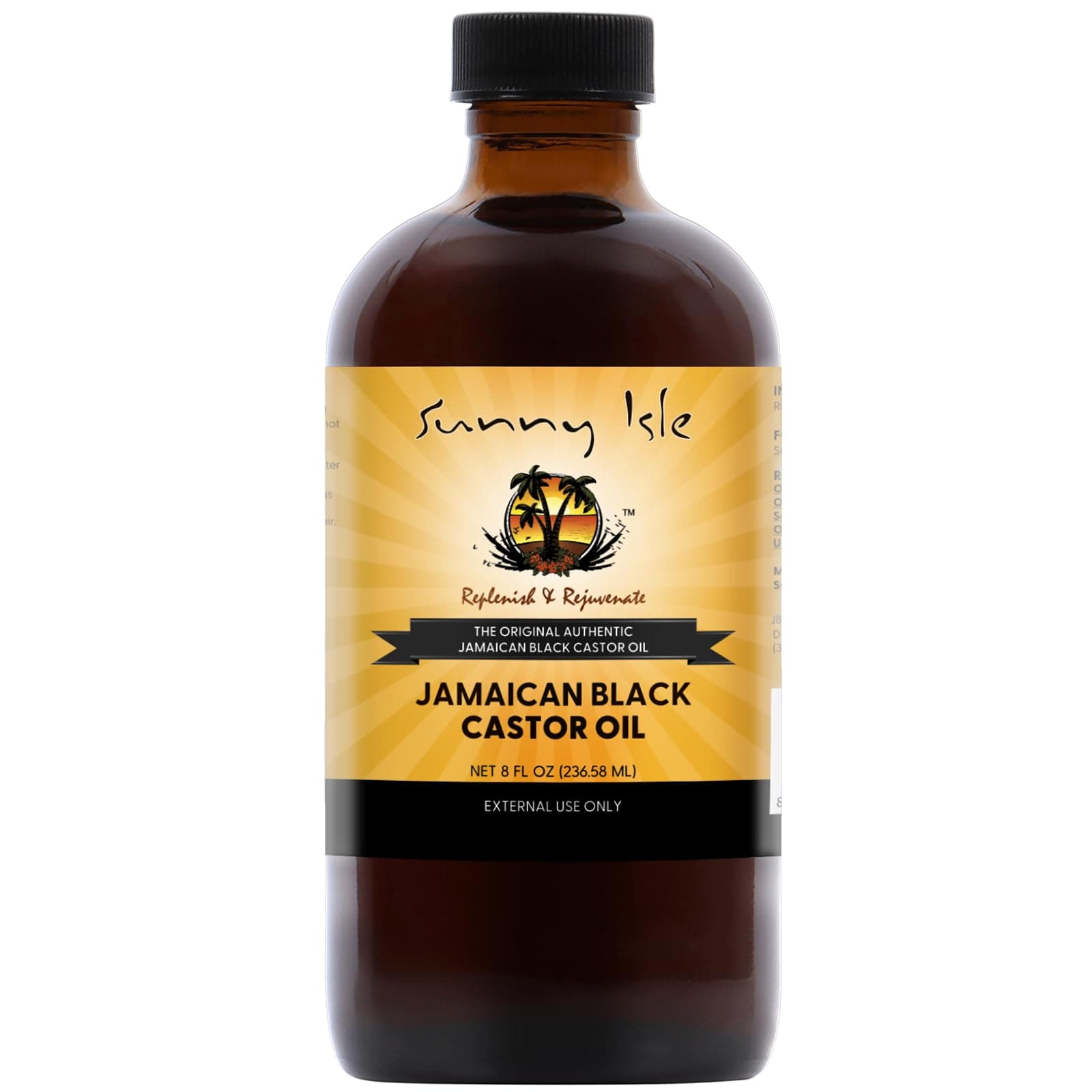 Sunny Isle Regular Jamaican Black Castor Oil 8 Oz