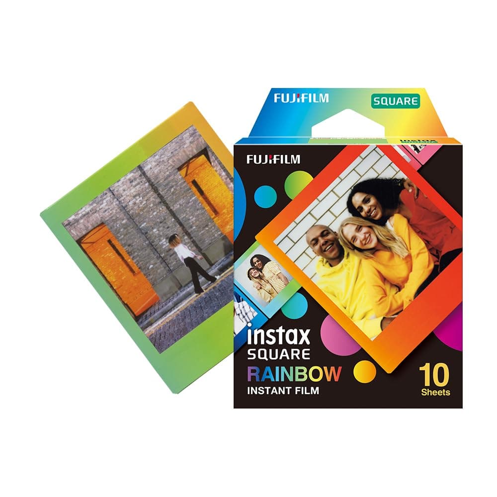 Instax Square Rainbow Film - 10 Exposures (16671320)