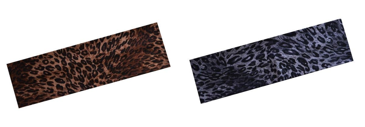 Funny Girl Designs (Set of 2) 2.5 Inch Cotton Leopard Animal Print Stretch Headbands