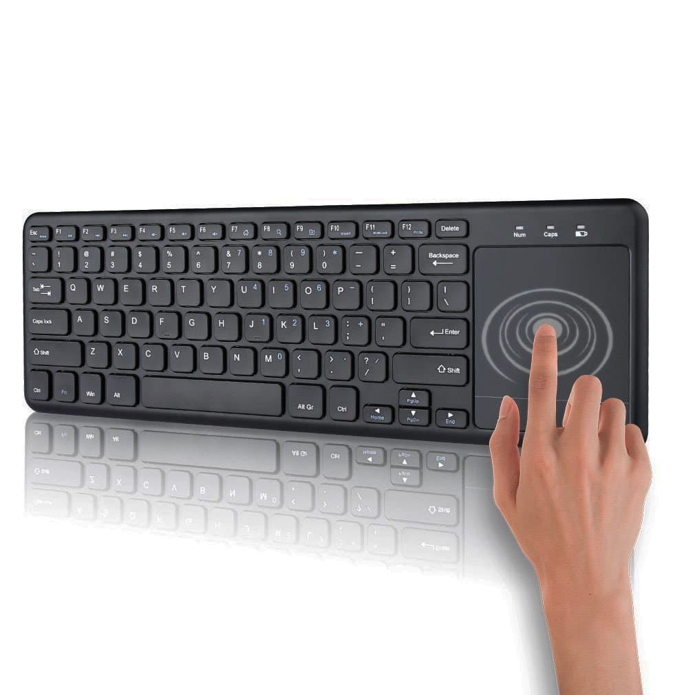 Aursen Wireless Keyboard 2.4 GHz USB with Sensitive Touchpad for Android Smart TV Google Box Raspberry HTPC IPTV Windows 10