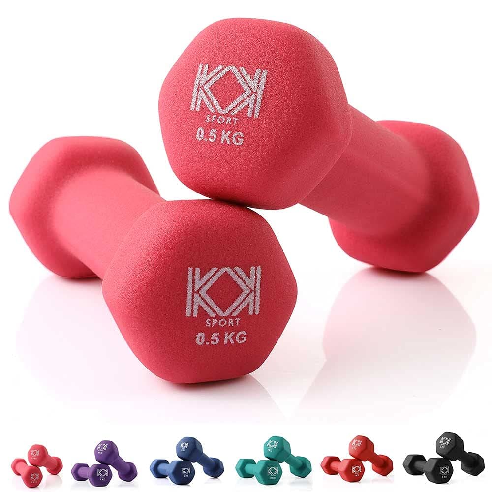 Neoprene Dumbbells for Home, and Gym- Hand Weights Dumbbells for Exercise, Fitness, Training, and Weight Lifting