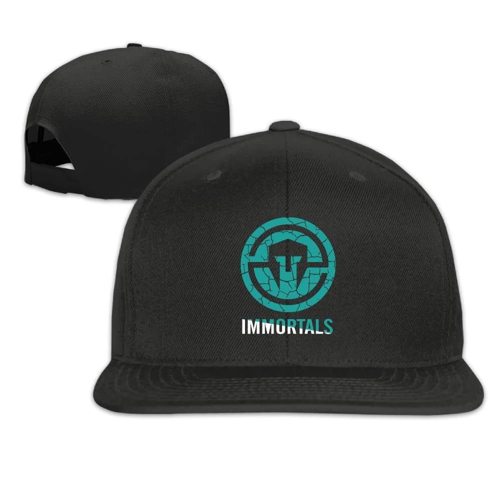 DPO UNISEX Cool League Of Legends Team IMT Immortals Logo Trucker Hat Black