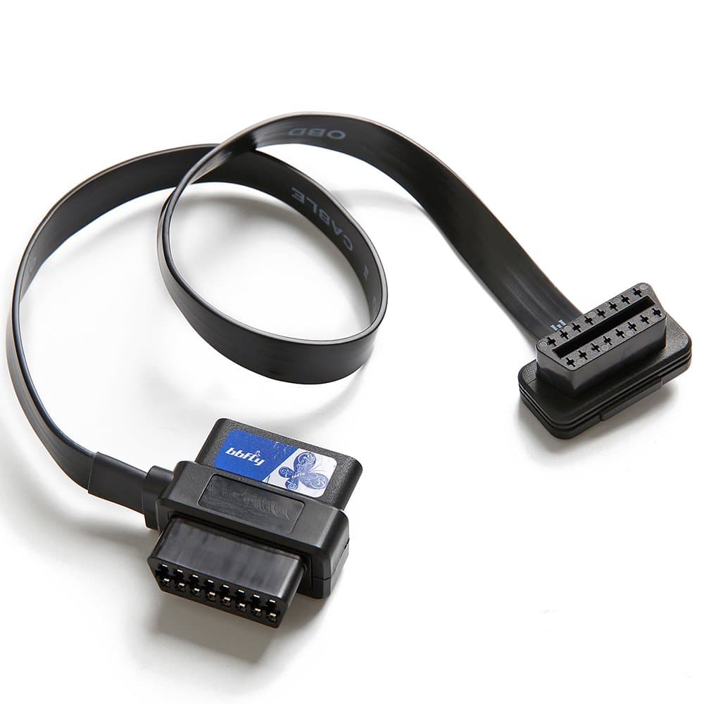 bbfly bbfly-A9 OBD II OBD2 16 Pin Splitter Extension 1x Male and 2X Female Cable Adapter (2FT/60CM)