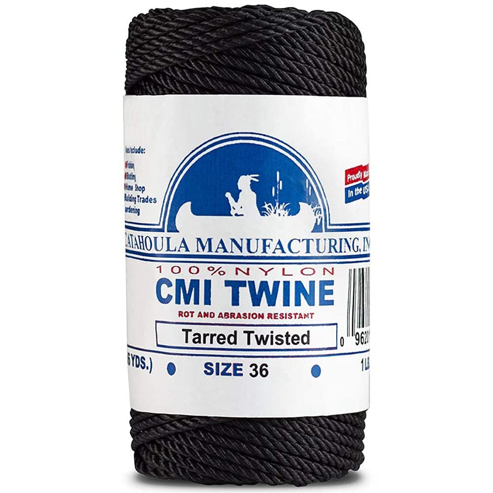 Catahoula Unisex's Twisted Manufacturing #36 Tarred Banked Line, 1lb Spool, (1 lb)