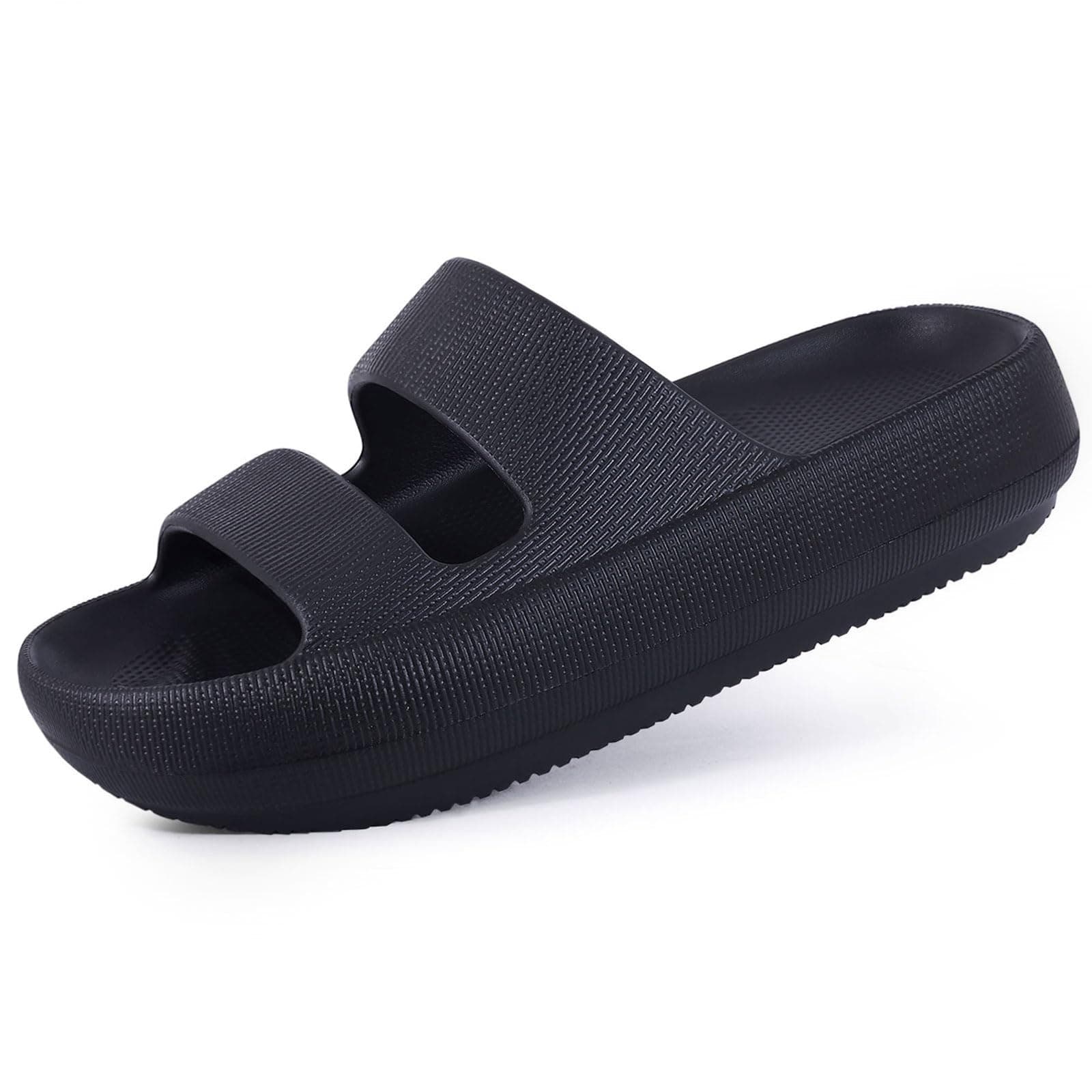 Arch Support Slide Sandals for Women Pillow Soft Recovery Slip on Sandals Lightweight Summer Cloud Slippers for Plantar Fasciitis