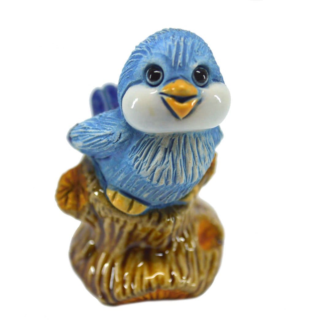 Rinconada 2017 Collection, Small Blue Bird Tweeting, 2.2¨H, AR802A
