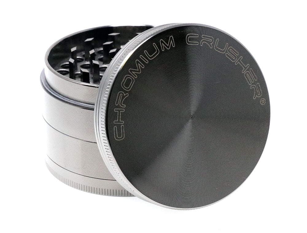 Zinc 4 Piece Gunmetal - Herb & Spice Mill/Grinder (2.5")