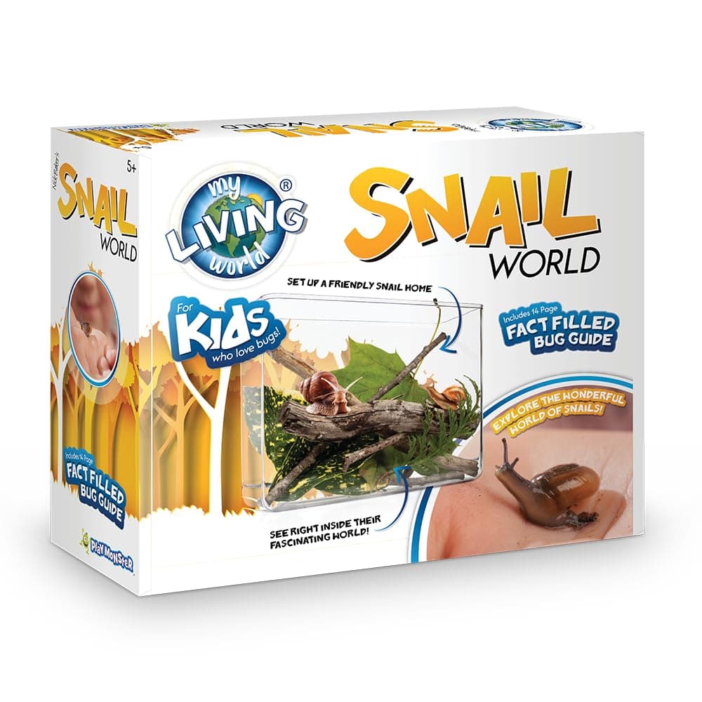 My Living World - Snail Word | Discover The Amazing World Of Snails | Includes Easy To Use, Quality Equipment | With 14 Page Fact Filled Bug Guide | For Ages 5+