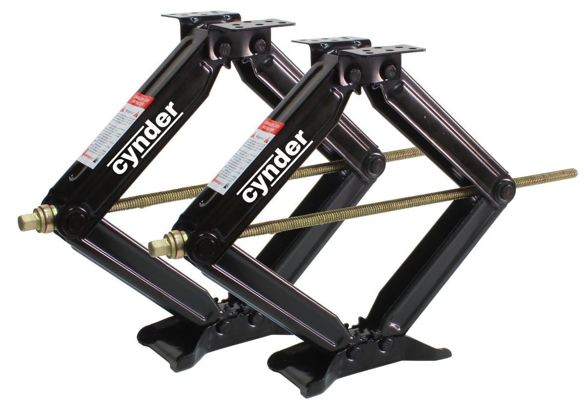 00670 Leveling Scissor Jacks 24" Stabilizer (24" - Pack of 2)