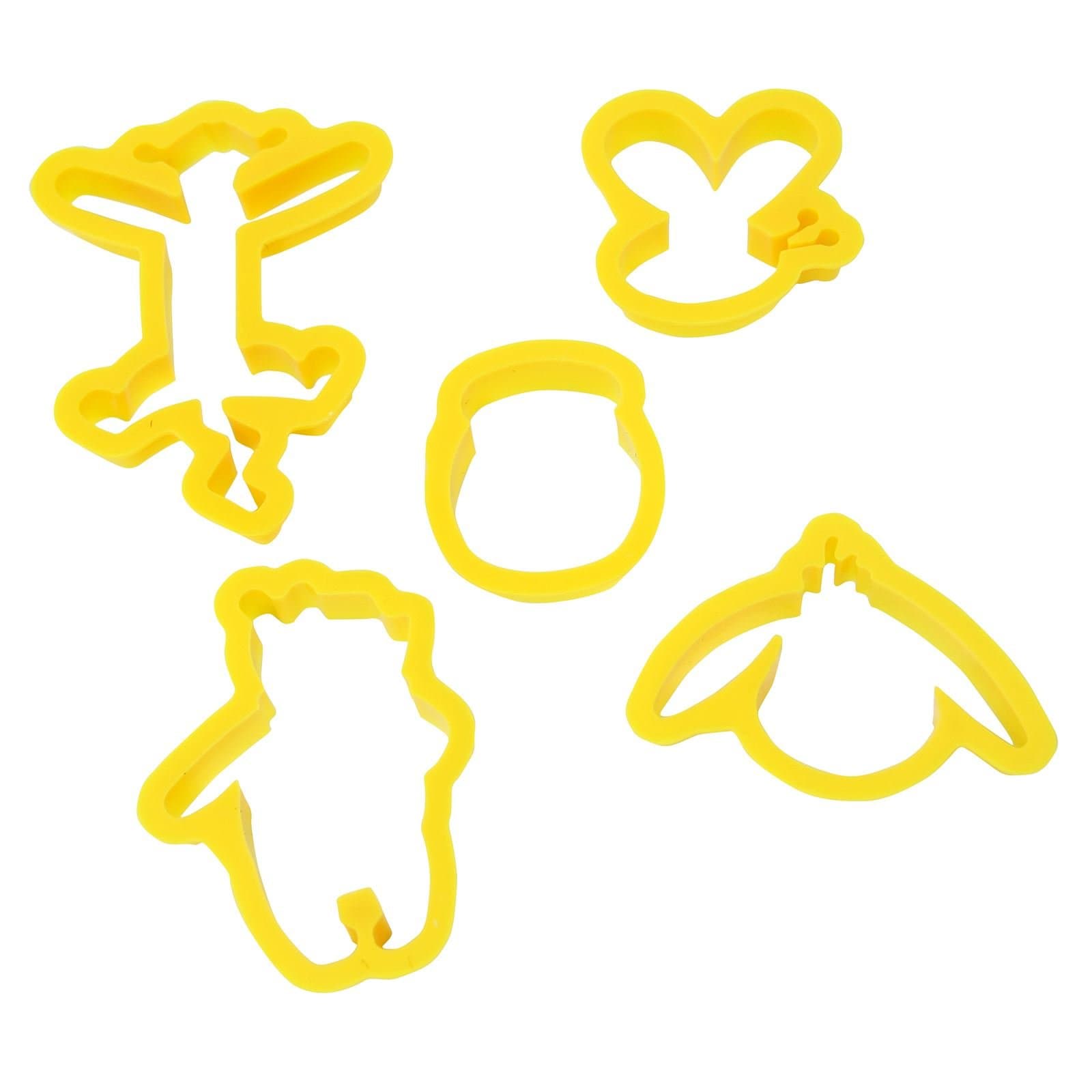 Set of Winnie The Pooh Cookie Cutters! Eeyore, Tigger! Kids Plastic
