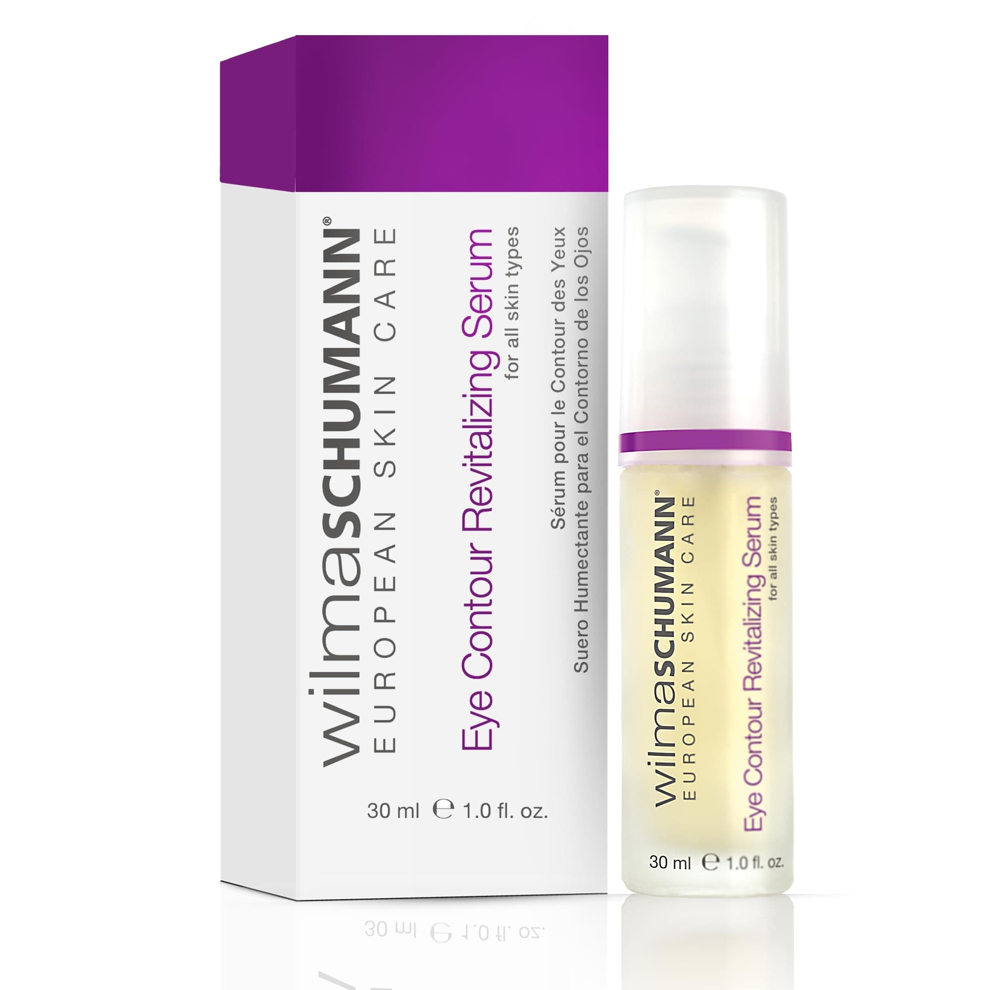 WILMA SCHUMANN Eye Contour Revitalizing Serum, 1 Ounce / 30 Milliliter - Reduce the Appearance of Fine Lines and Swollen, Tired-Looking Eyes