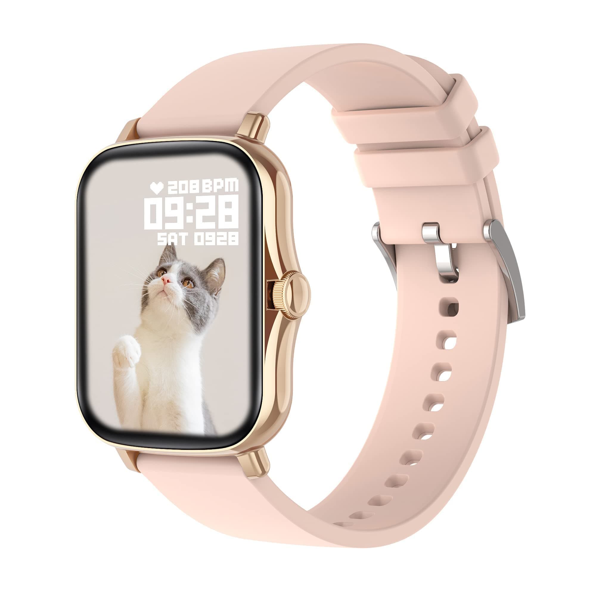 Loluka Full Touch Color Screen Smart Watches Waterproof Activity Tracker Health Fitness Tracker Electronic Clock Smart Watch for Android iOS for Men Women