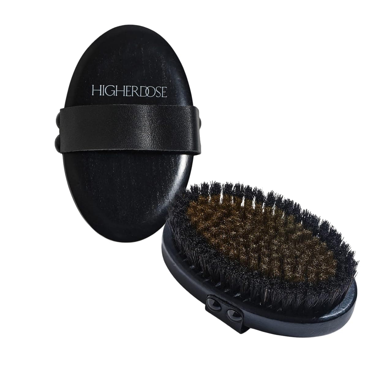 Higher DOSE Supercharge Copper Body Brush - Lymphatic Drainage & Exfoliating - Reduces Cellulite & Softens Skin - Dry Brush with Ion Charged Bristles
