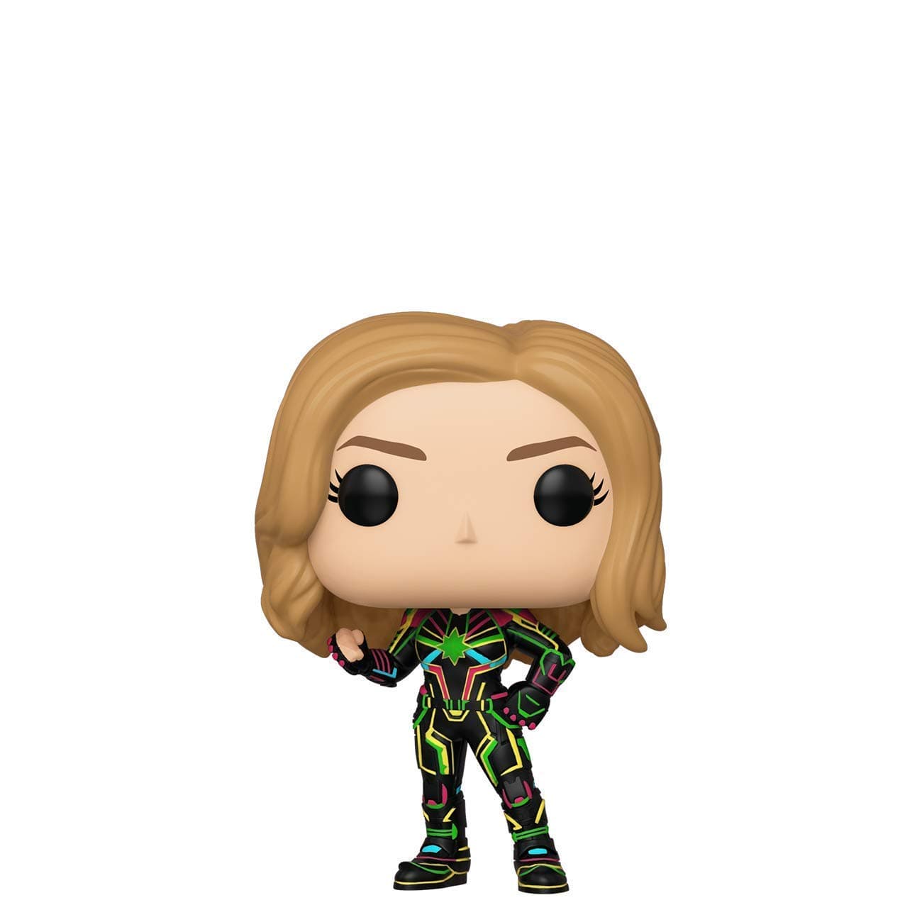 Funko POP! Vinyl Bobble Captain Marvel With Neon Suit - Collectable Vinyl Figure - Gift Idea - Official Merchandise - Toys for Kids & Adults - Movies Fans - Model Figure for Collectors and Display