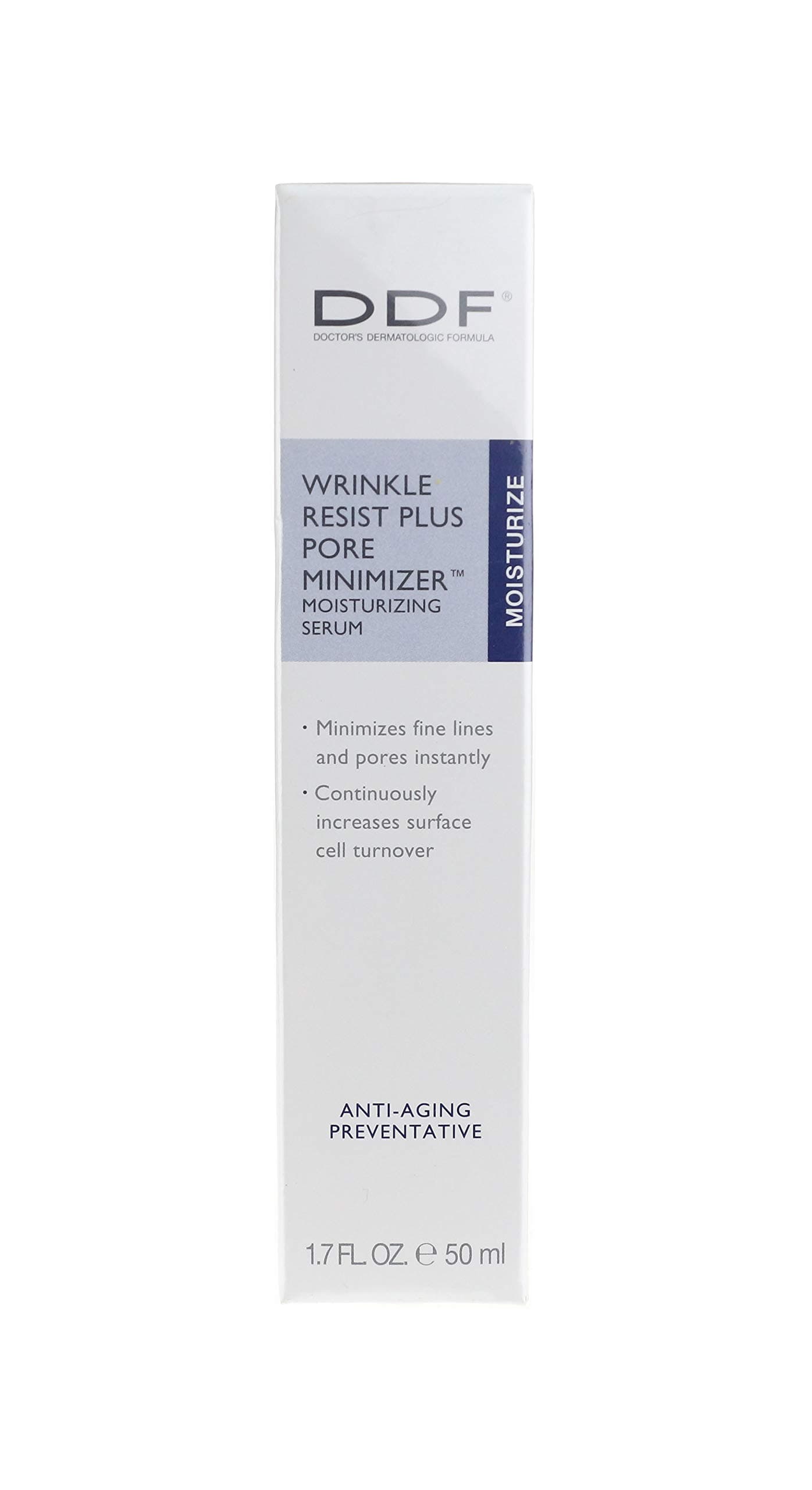 DDF Wrinkle Resist Plus Pore Minimizer Moisturizing Serum, 1.7 Fl Oz
