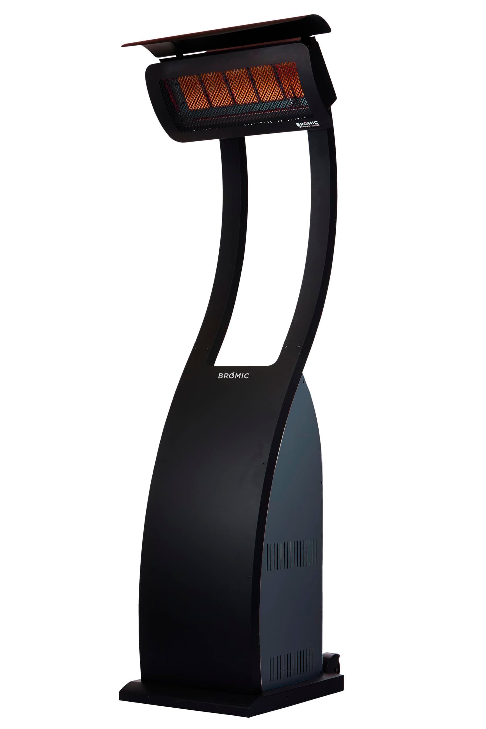 Bromic Tungsten Smart Heat Portable 11000W Gas Patio Heater - Propane Gas (LPG), 500 Series, 110V, Black Finish - BH0510001