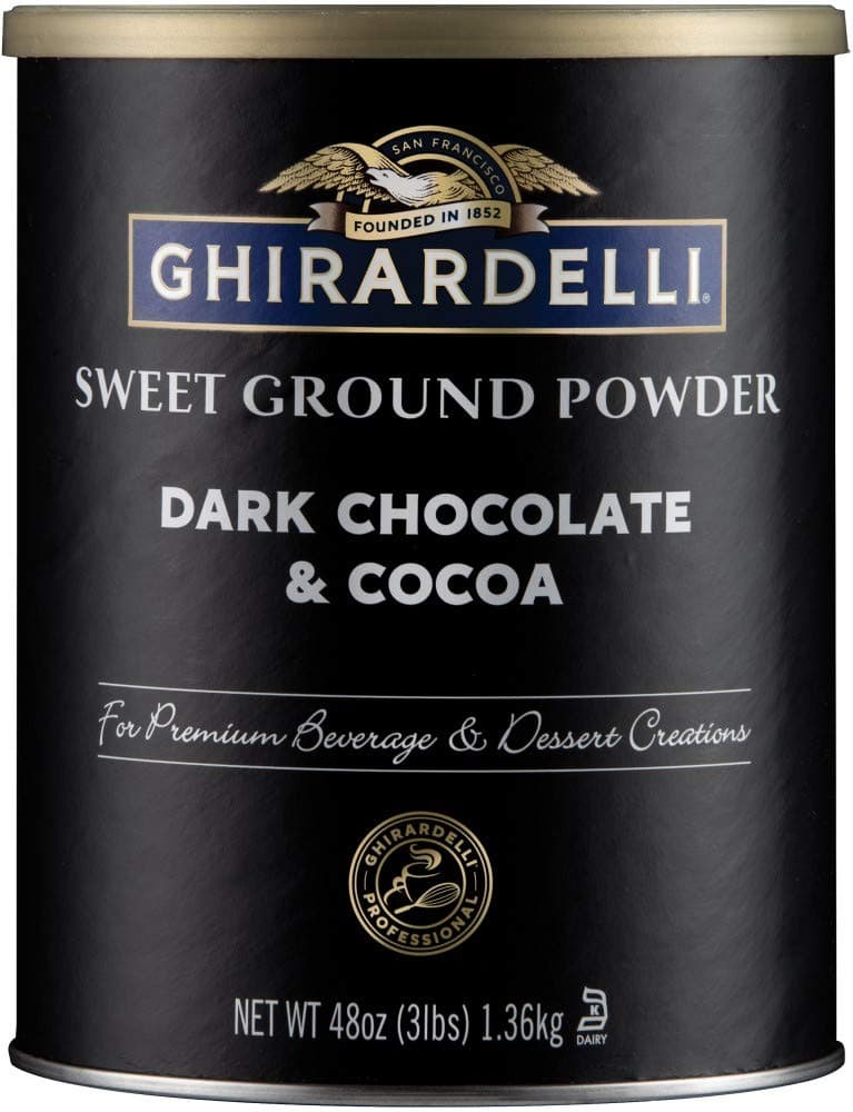 Dark Chocolate & Cocoa - Sweet Ground Powder, Chocolate, 3 Lb