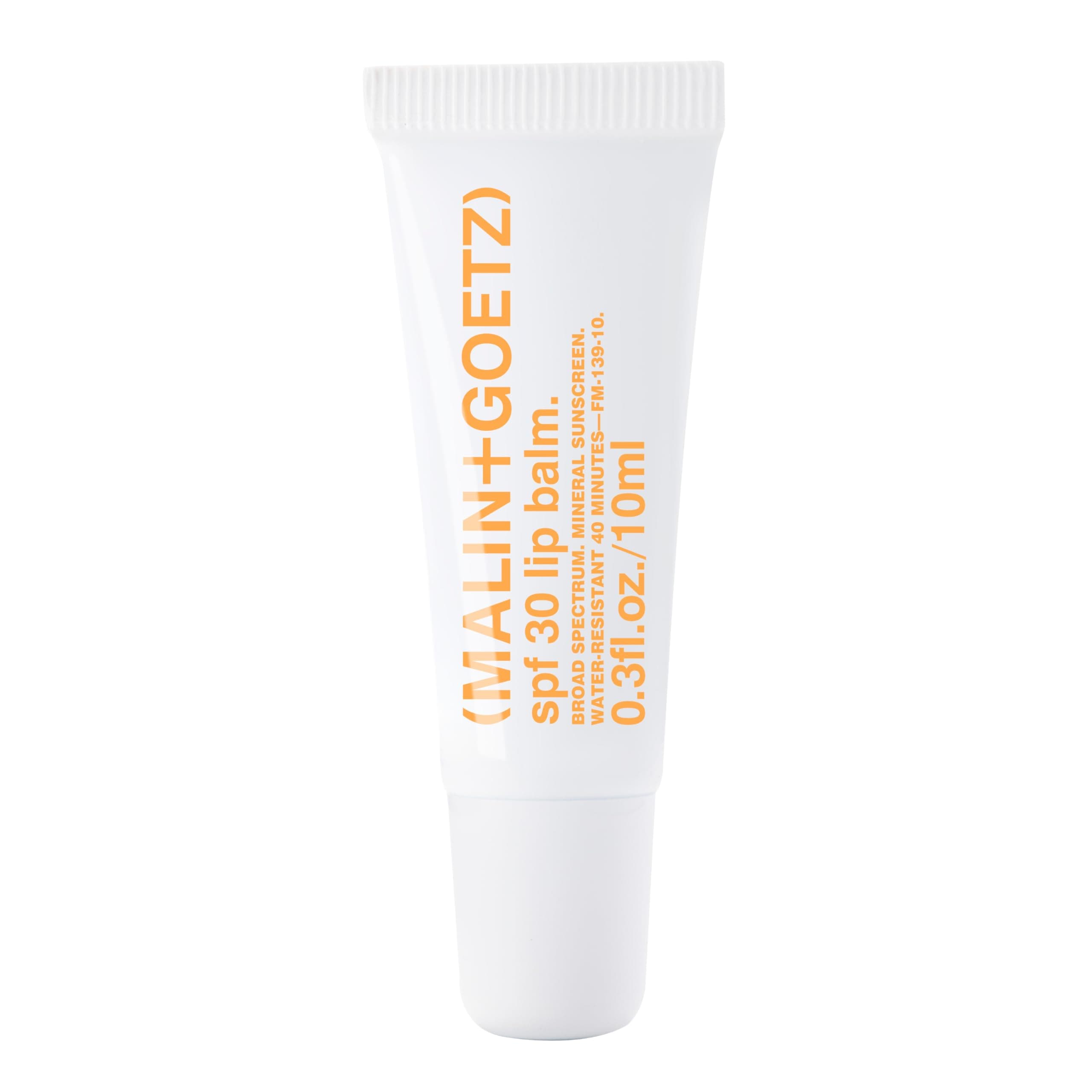 MALIN+GOETZ Spearmint Lip Balm, SPF 30, Moisturizing, Water Resistant, Natural Finish