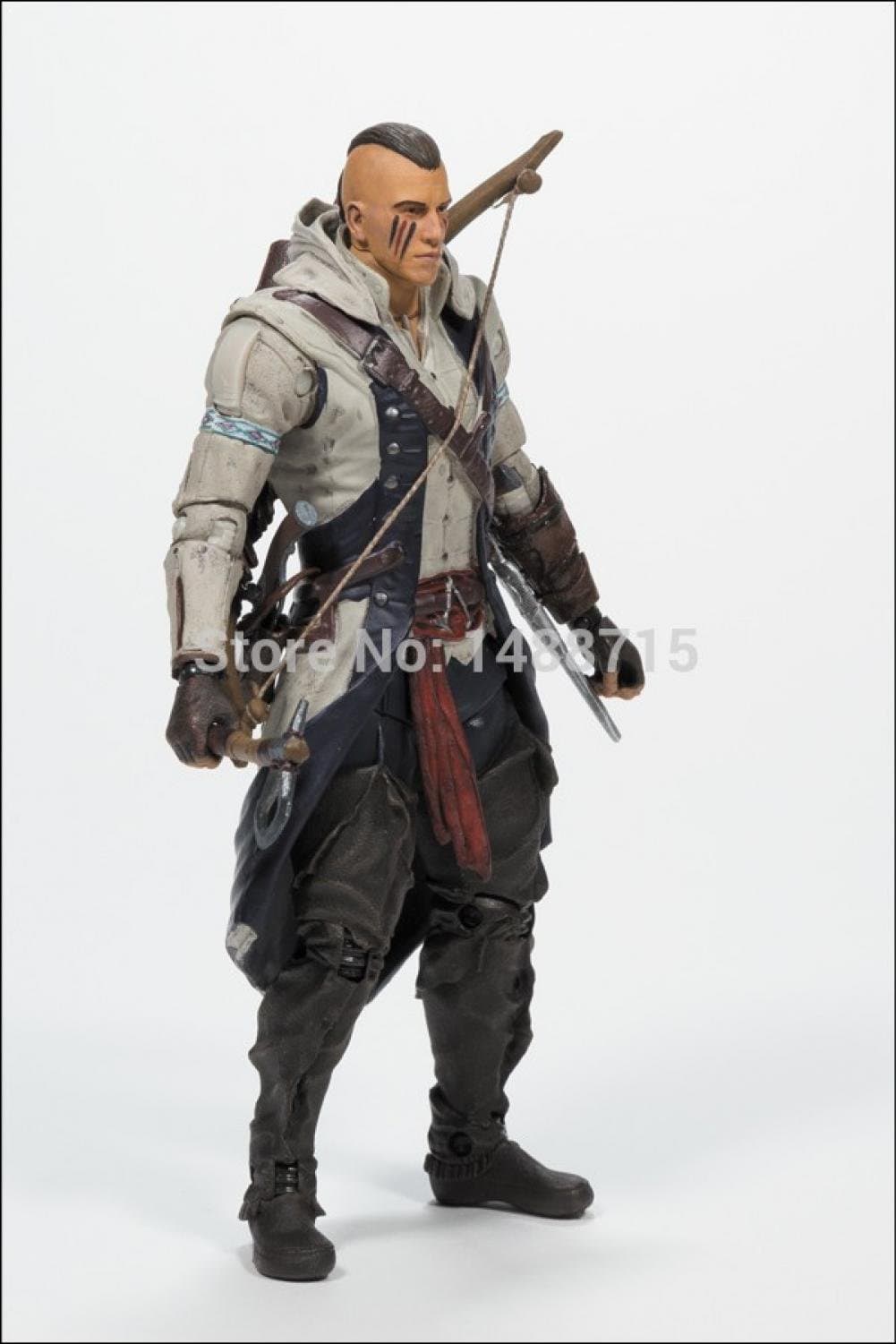 Game Genuine Assassin's Creed Series Connor With Mohawk Hair 6" Action Figure Toys Box