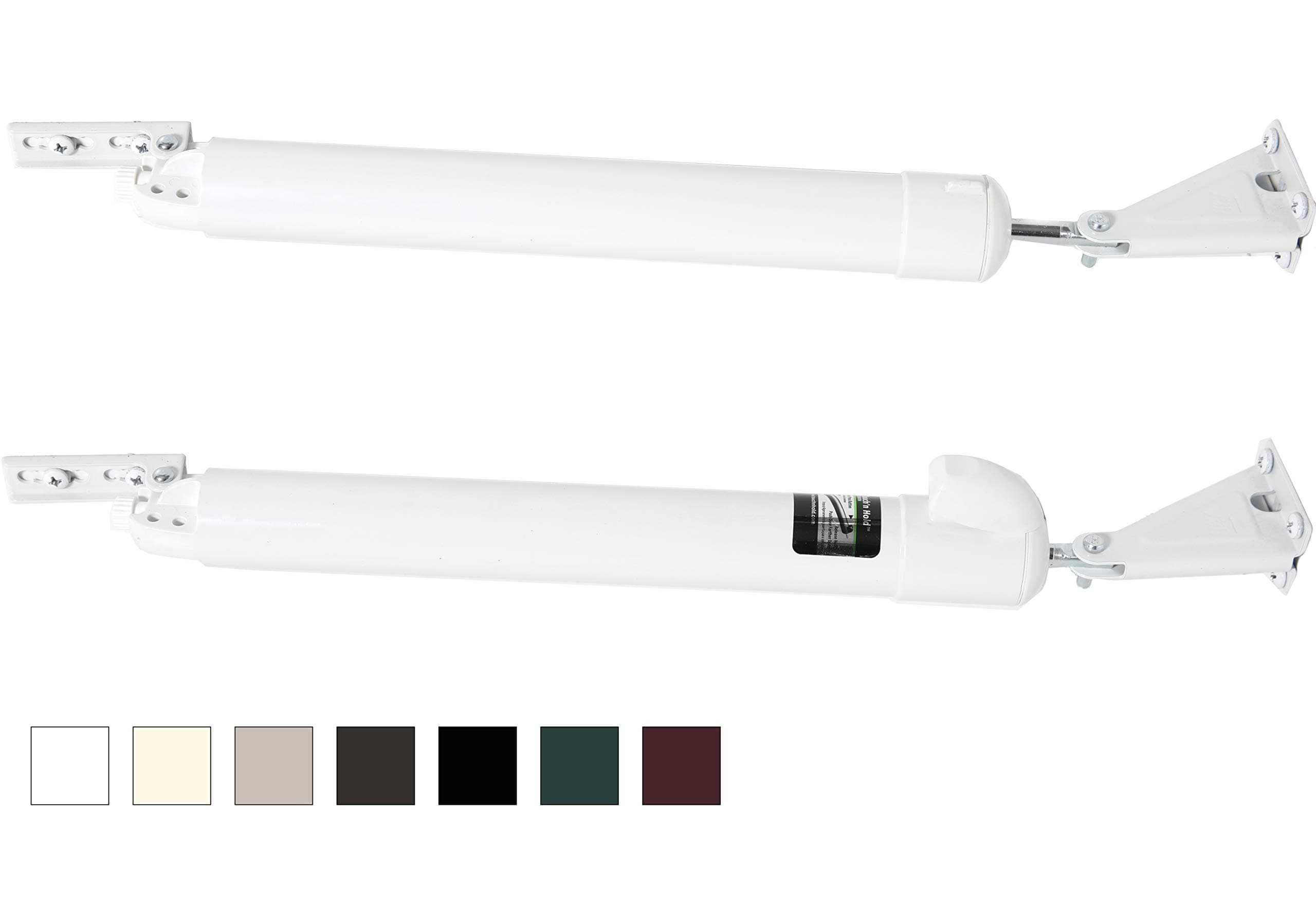 Greenstar Touch 'n Hold Smooth - Dual Door Closer System - Heavy Duty - for (Medium and Heavy Weight) Storm, Screen, & Security Doors - New Doors or Replacement for Previous Units (White)