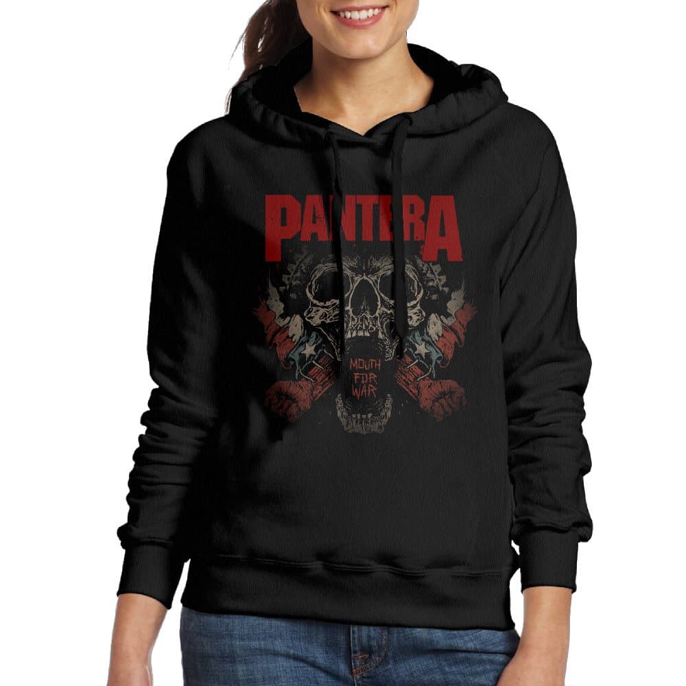 Pantera Heavy Metal Band Women's O Neck Hoodies Sweatshirts
