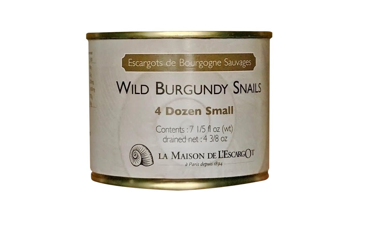 Premium Escargot Wild Burgundy Snails – Rated Number One – Best For Escargot Recipes, Various Sizes … (4 Dozen Petit)
