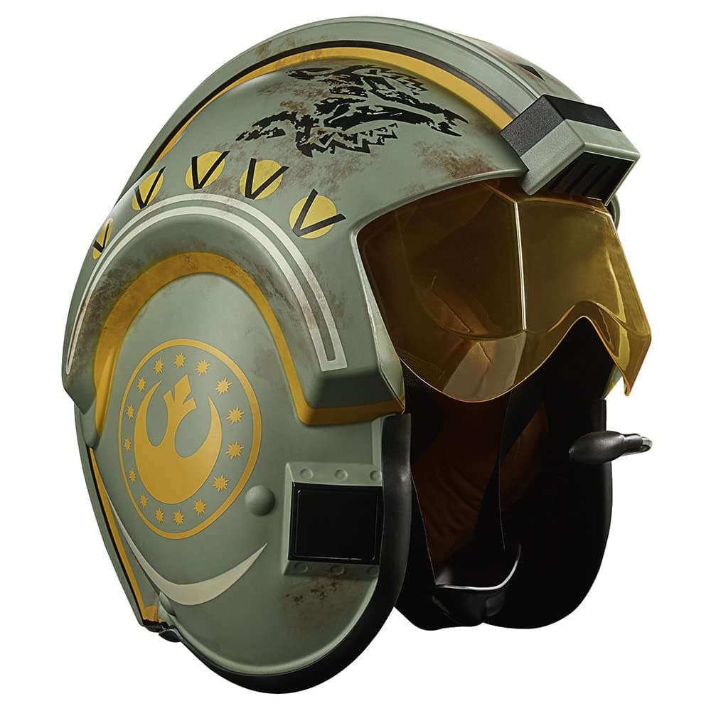 STAR WARS The Black Series Trapper Wolf Electronic Helmet The Mandalorian Collectible Roleplay Full Scale Lights and Sounds
