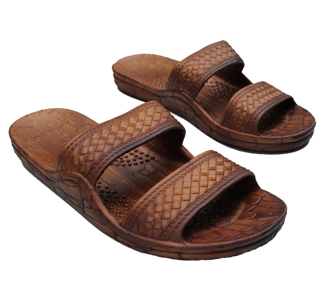 Women Double Strap Jesus Style Hawaii Sandals, Unisex Sandal for Women Men and Teens