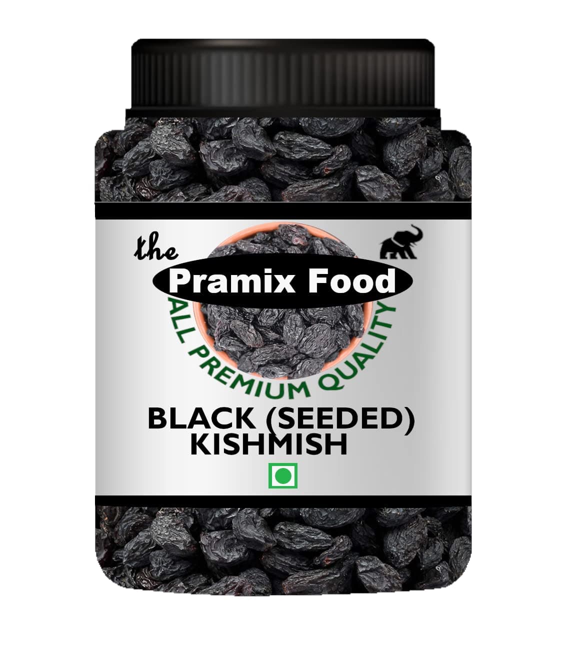 Pramix Black Raisins Seedless, Dried Kishmish Without Seeds, Dry Grapes| Kali Kismis Dry Fruits | Kali Darakh Raisins 800gm