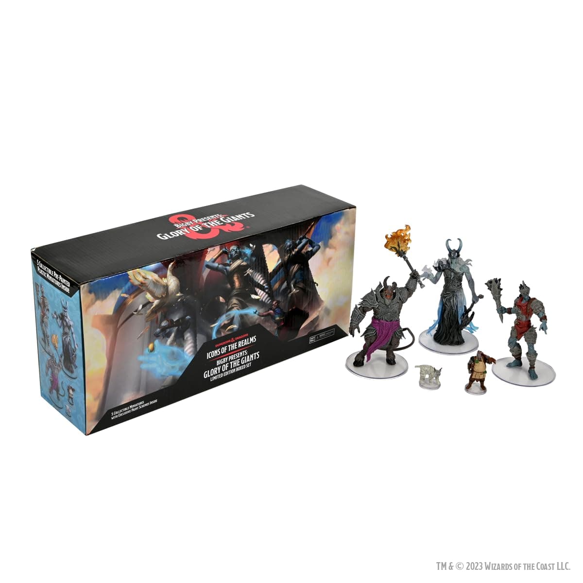 WizKids D&D Icons of The Realms: Bigby Presents: Glory of The Giants - Limited Edition Boxed Set (Set 27)