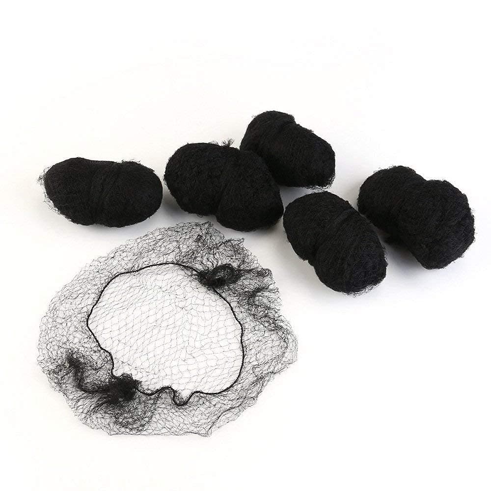 GlanSet Of 12 Hair Net Bun Cover Juda Net, Jali for Women And Girls, Black, Pack Of 1