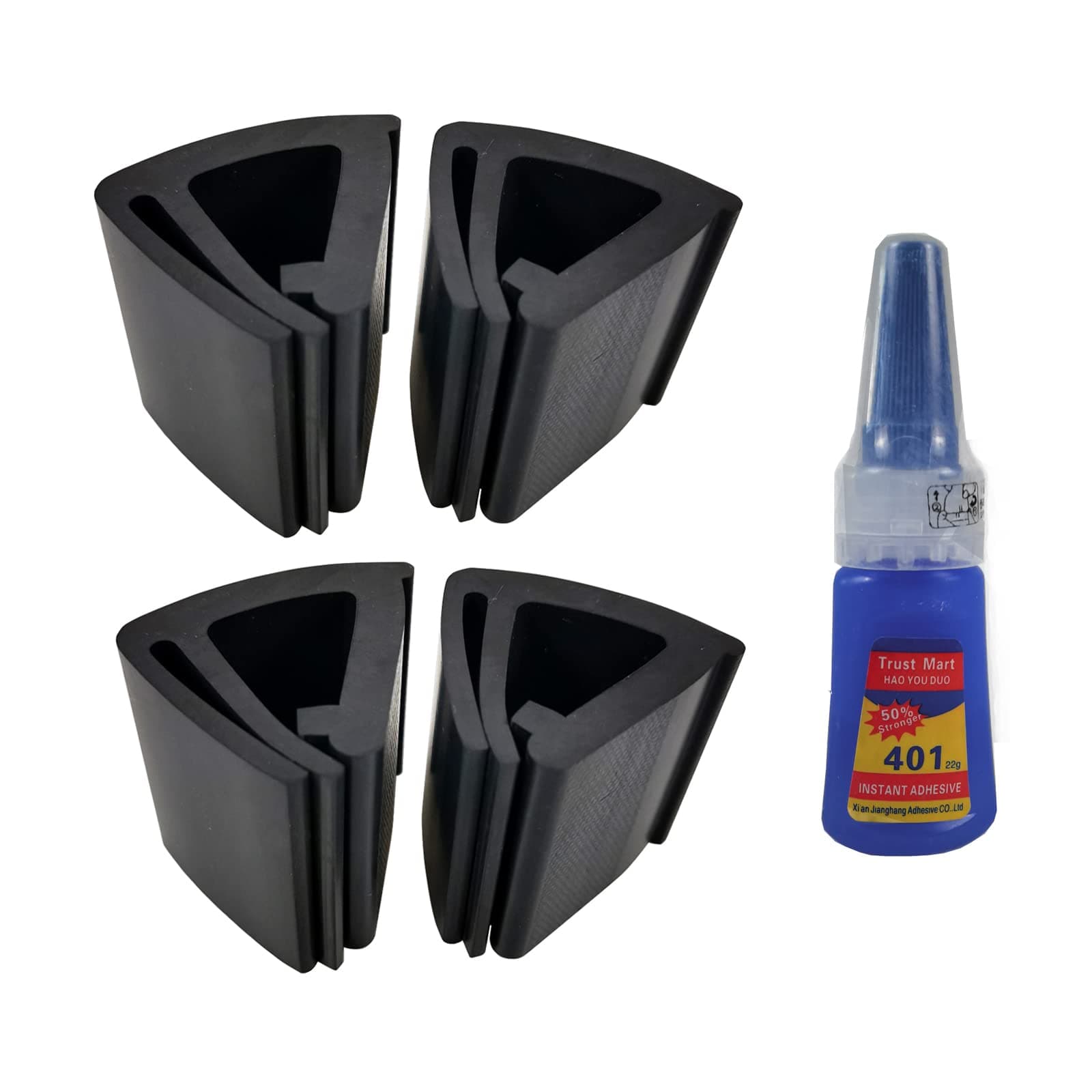 Mamiko Universal Golf Cart Windshield Upper Latch Retaining Clips Compatible with EZGO Club Car Yamaha Replace # 102005801 1020058-01, Set of 4