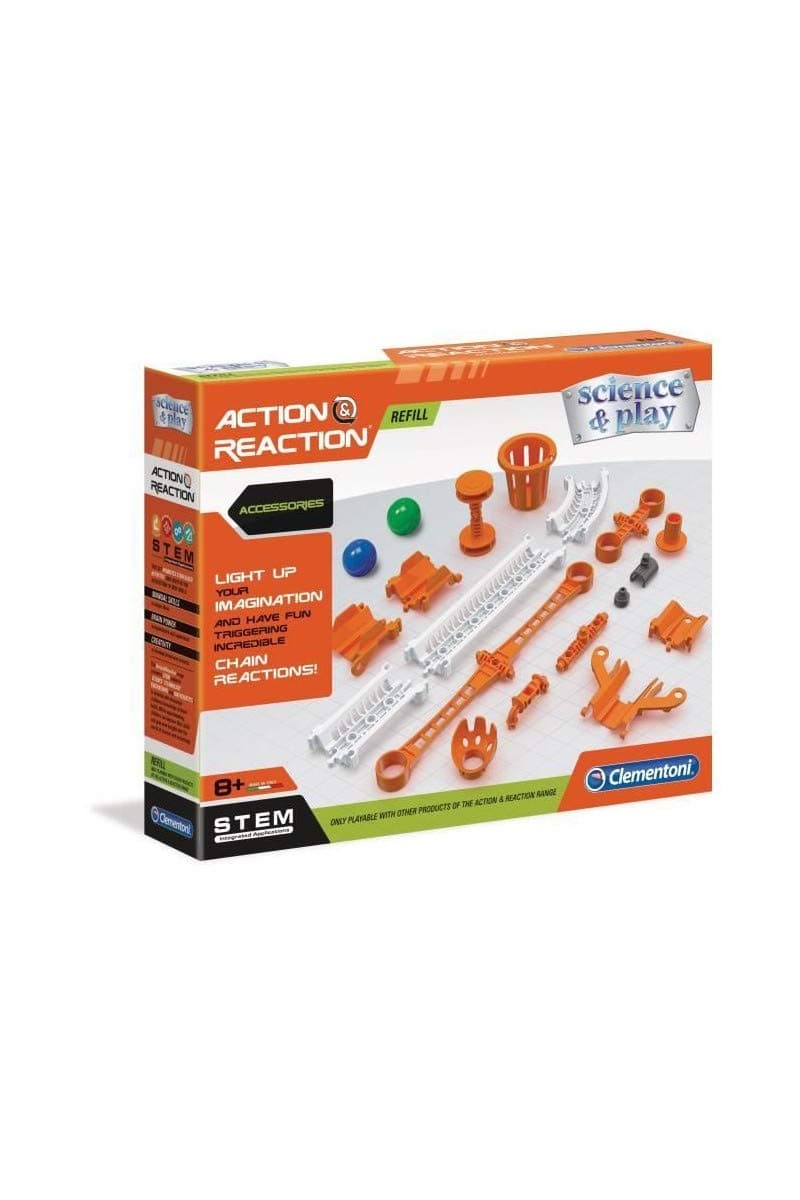 Clementoni 19118 Action & Reaction Accessories, Multi-Colour