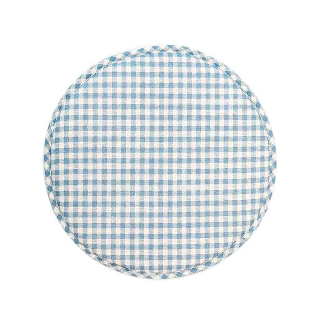 Chair Cushion Round Chair Pads,non Slip Soft Breathable Seat Cushions With Ties For Kitchen Office Bar Baby High Stool a Diameter33cm(13inch)