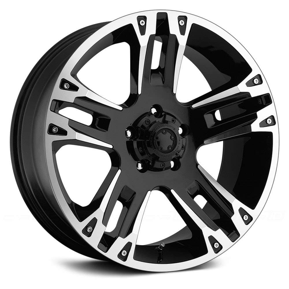 Ultra Wheel 235B Maverick Matte Black Wheel with Painted (20 x 9. inches /6 x 135 mm, 30 mm Offset)