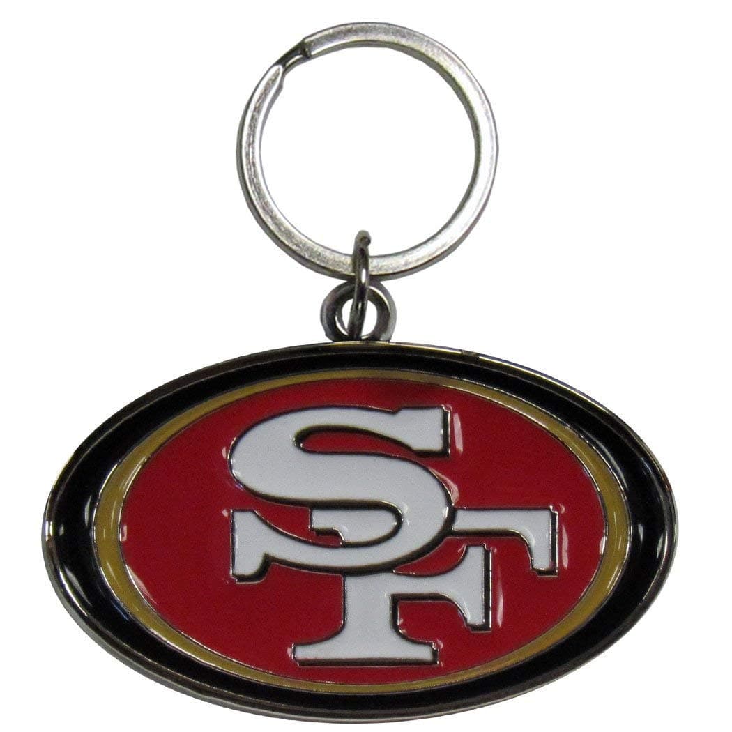 NFL San Francisco 49ers Official Crest Keyring (One Size) (Red)