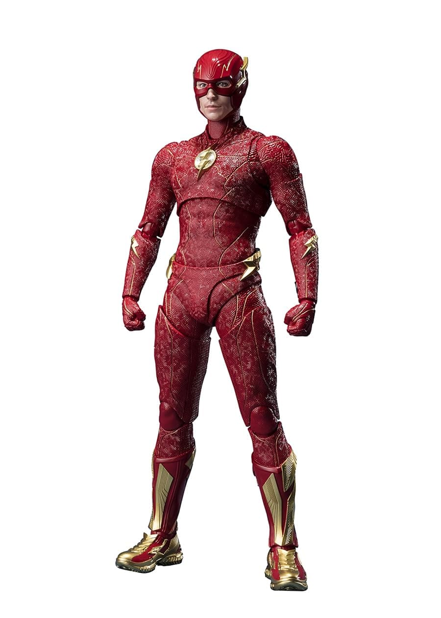 S.H. Figuarts Flash (The Flash), Approx. 5.9 inches (150 mm), PVC & ABS, Pre-painted Action Figure