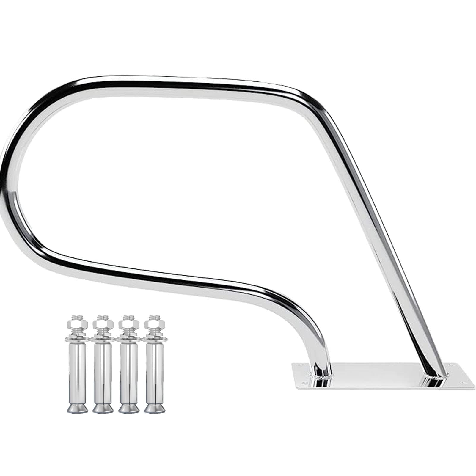 Pool Handrails Pool Slides Pool Handrails Pool Safety Hand Rail 23X32 250Lbs Load Pool Handrail Humanized Pool Handrails Pool Slides with Screws