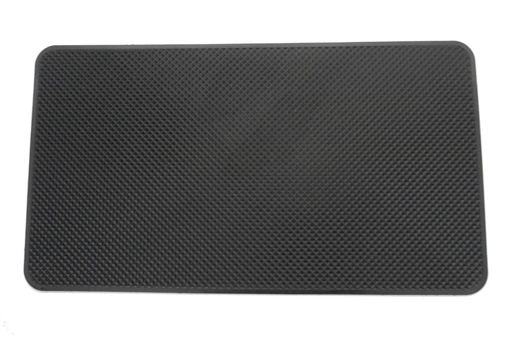 Auto Cell Phone Mat Black Animal Prints Phone Slide Pad the Car Interior (Pure black)