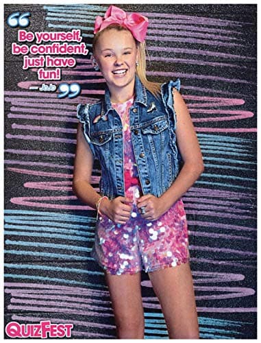 JoJo Siwa N Denim Jacket 8x10 Magazine Pin Up "Be Yourself, Be Confident ... "