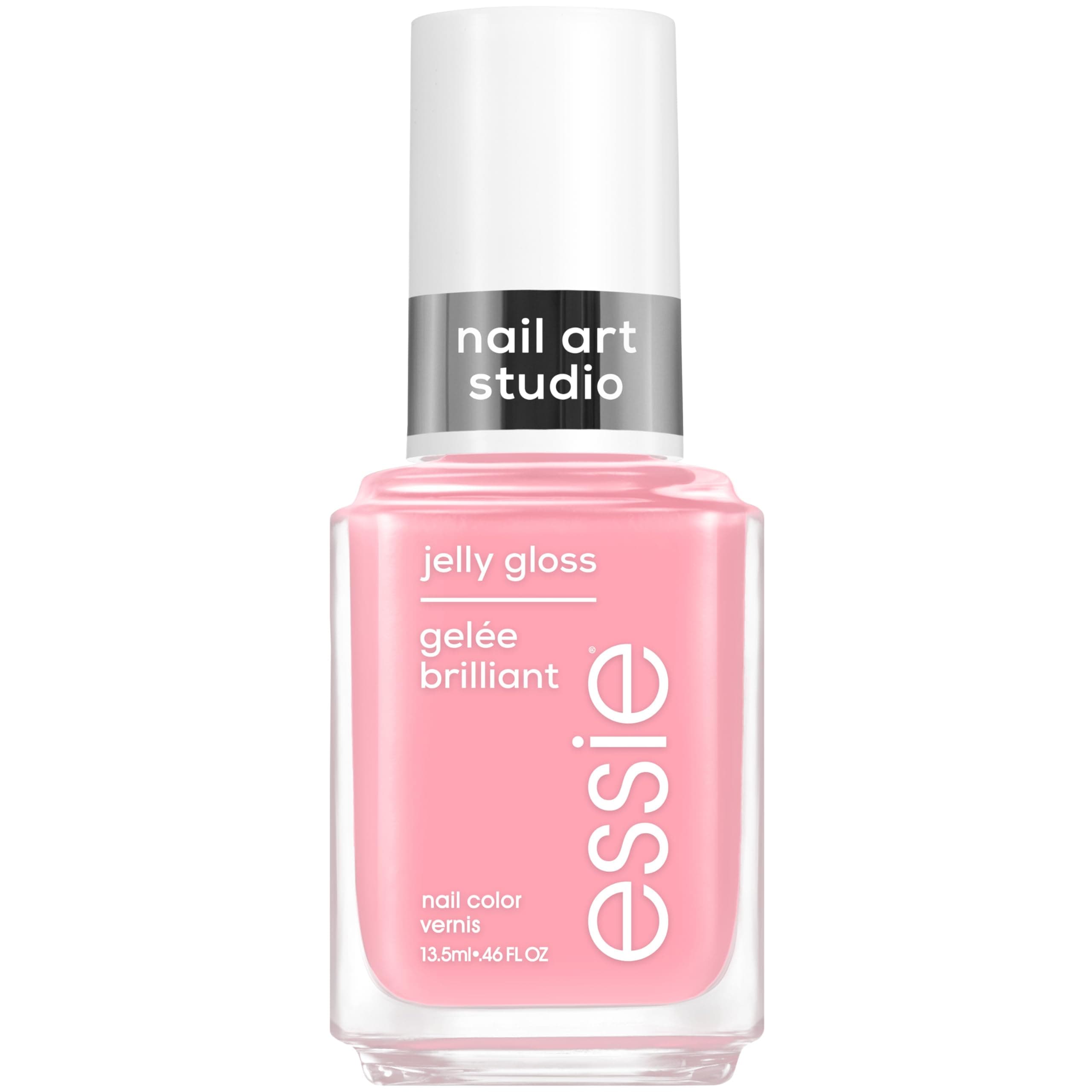 Nail Art Studio Jelly Gloss Polish, Vegan, Sheer Pink Nail Polish, Blush Jelly, 0.46 Fl Oz