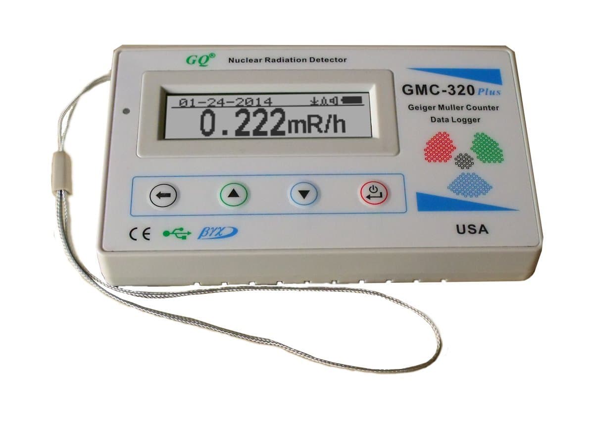 New GQ GMC-320 Plus Geiger Counter Nuclear Radiation Detector Data Recorder Beta Gamma x-Ray Test Equipment
