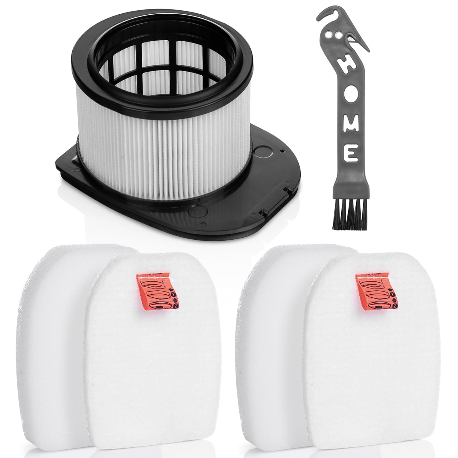 IZ400/IZ420 Filter for Shark Stratos Anti Hair Wrap Plus Pet Pro Cordless Stick Vacuum Cleaner IZ400 IZ420 IZ400EU IZ400EUT IZ420EUT, 2 Replacement Felt Foam Filters + 1 Washable HEPA Filter