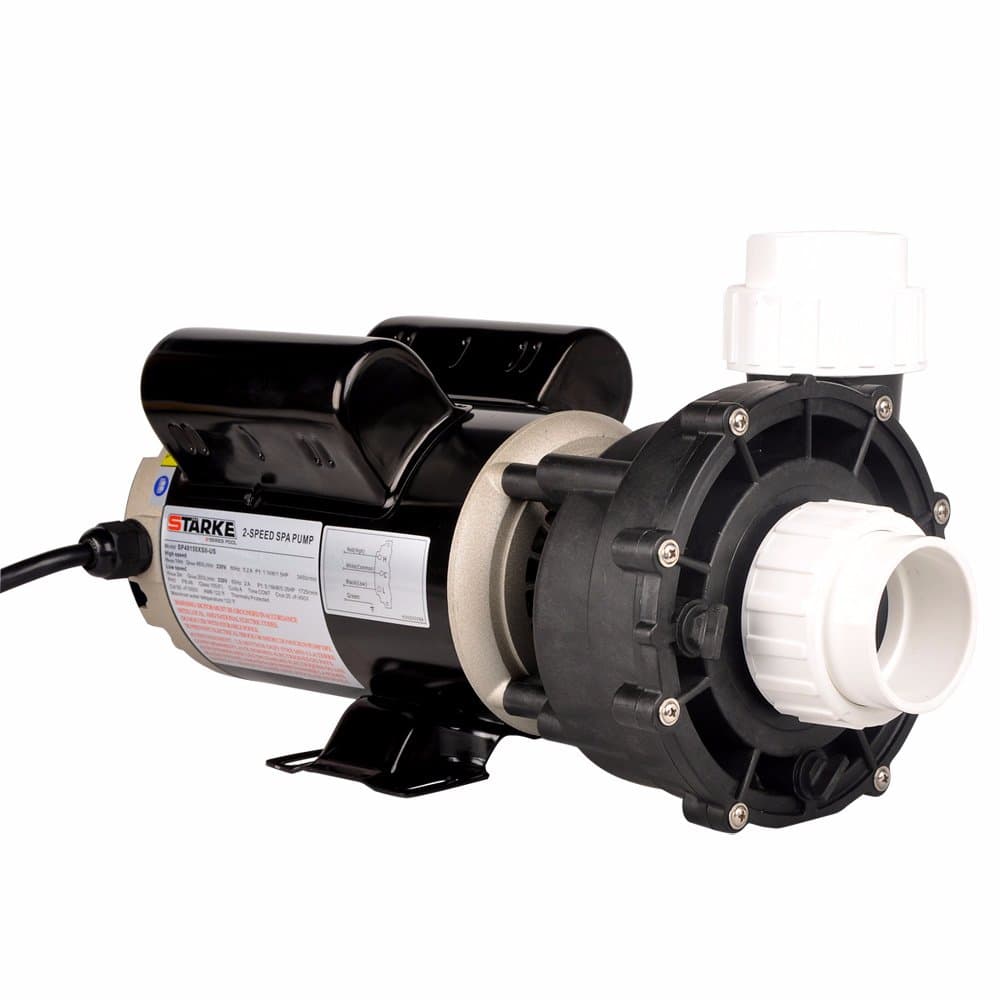 Starke Pro X Series 2 Speed 230V 1.5HP 1.1kW Spa Pump 48 Frame