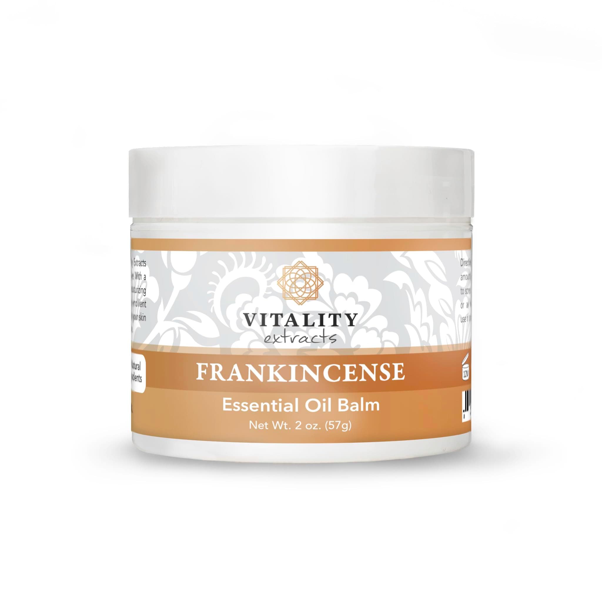 Extracts Frankincense Balm - 2oz, Boswellia Serrata, Beeswax, Olive Oil, Moisturizer for Dry, Cracked Skin, All Skin Types